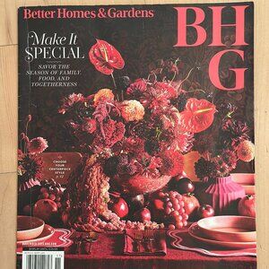 BHG Better Homes Gardens Magazine November 2025 Thanksgiving Make It Special